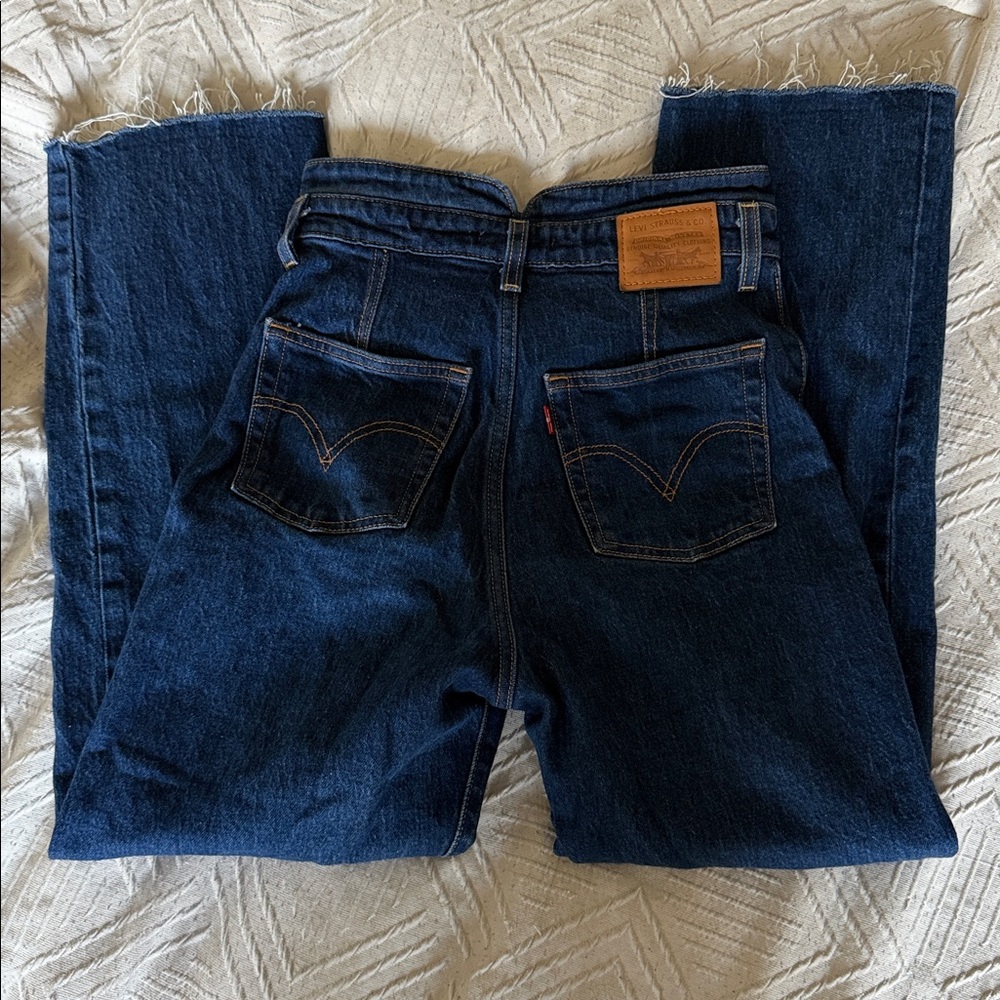 Levi’s tailored ribcage straight 26